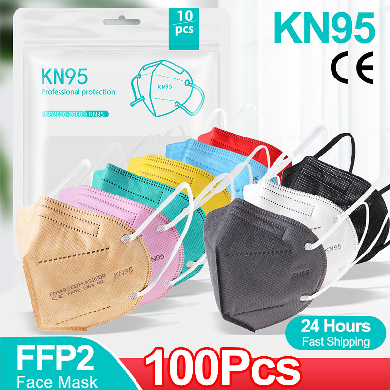Disposable Surgical Mask - 10-100 Stuks Mascarillas FFP2 Gezichtsmasker Ce