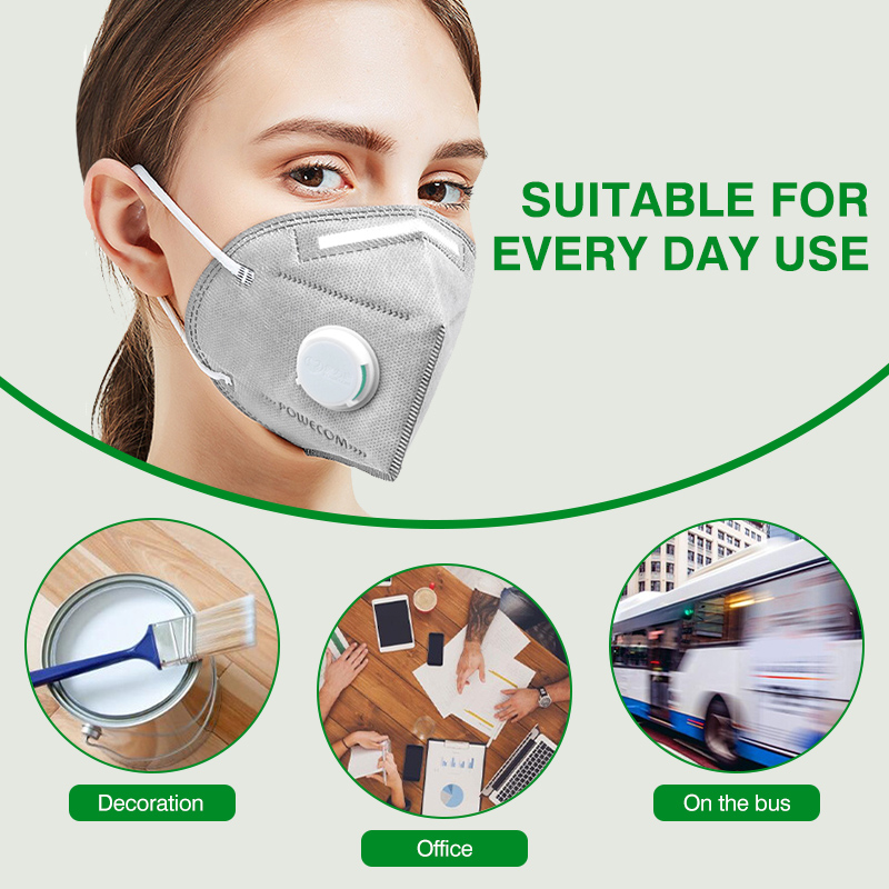 POWECOM KN95 Maskers Geactivee - Anti Pollution Mask recensie en prijs
