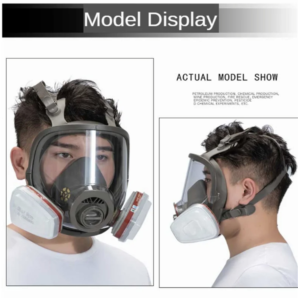 Volledig gezichtsmasker gasmas - Dust Mask Construction recensie en prijs