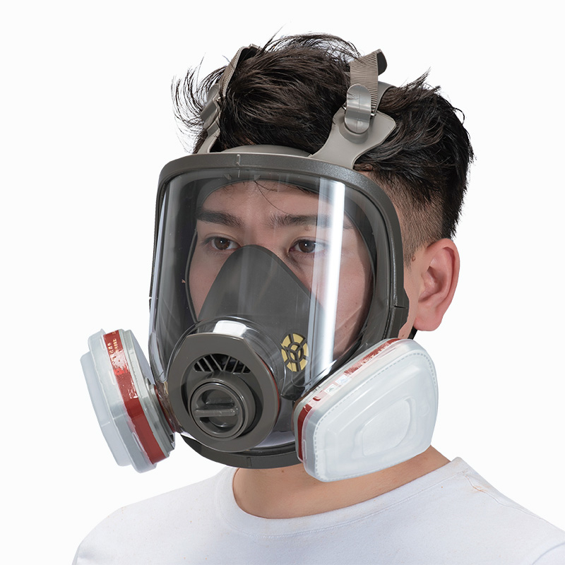 Volledig gezichtsmasker gasmas - Dust Mask Construction recensie en prijs