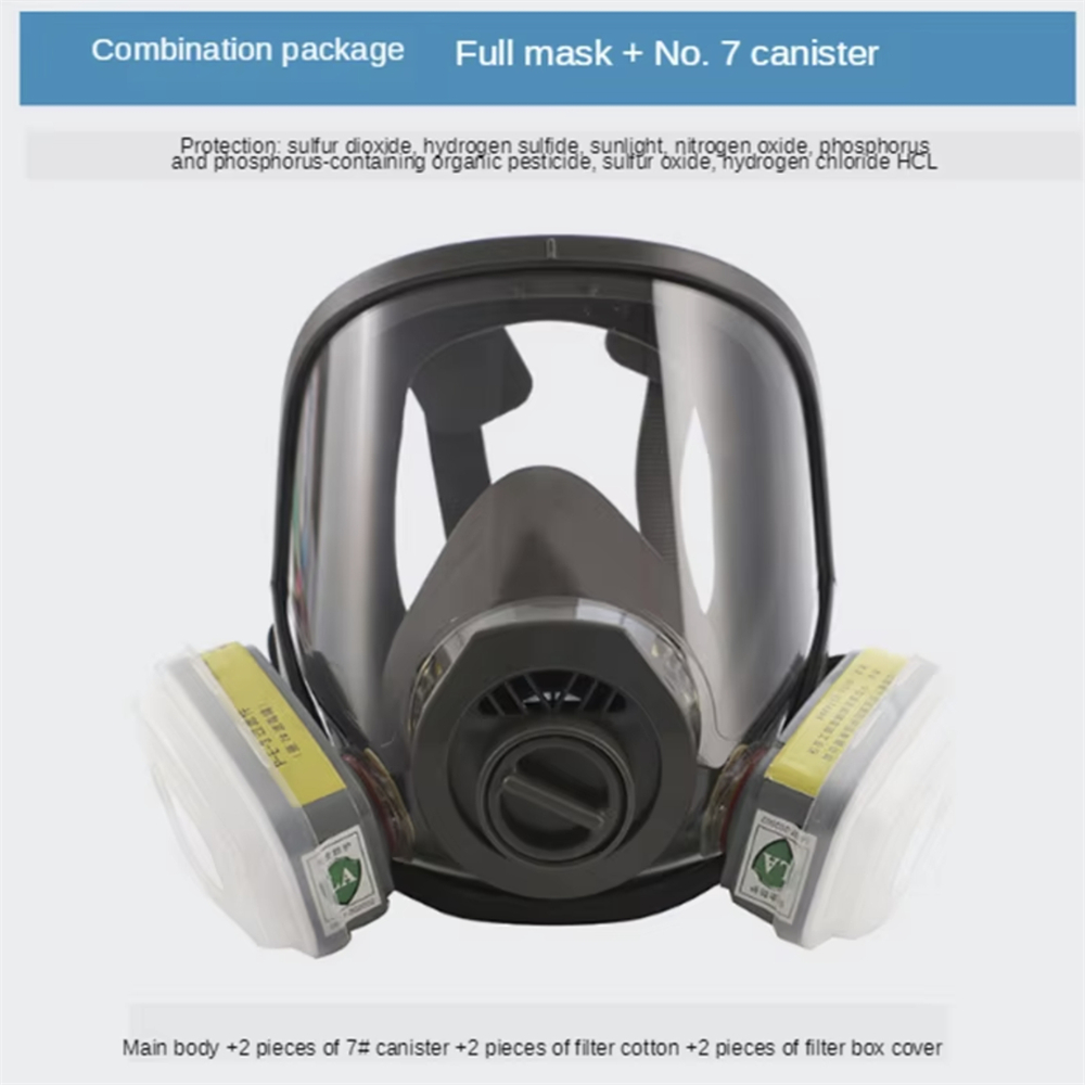 Volledig gezichtsmasker gasmas - Dust Mask Construction recensie en prijs